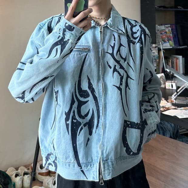 노매뉴얼 데님자켓 M