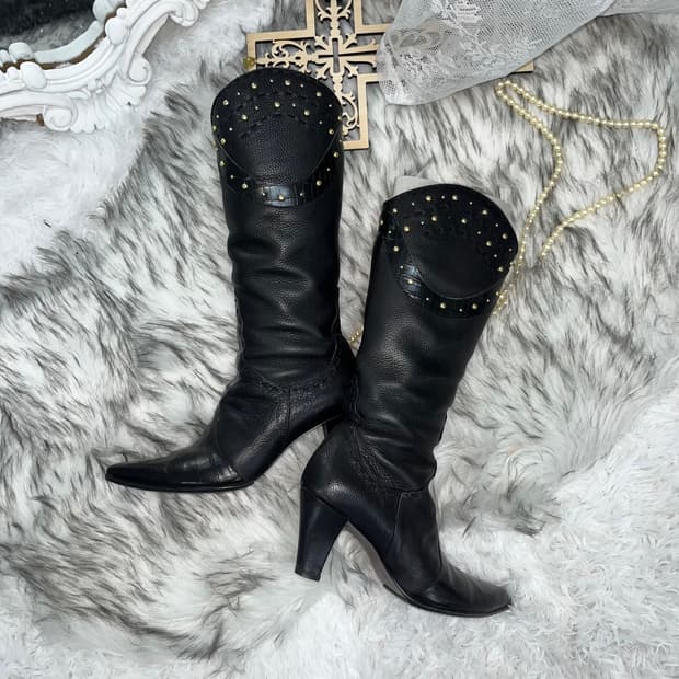 빈티지 스터드 부츠