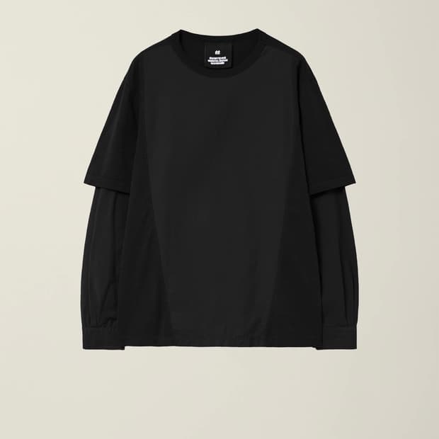 누마레 EE GARMENT DYED LAYERED T-SHIRTS