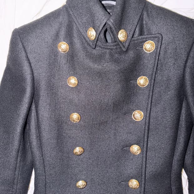 Balmain 2010fw 크리스토퍼 데카르넹 나폴레옹 코트