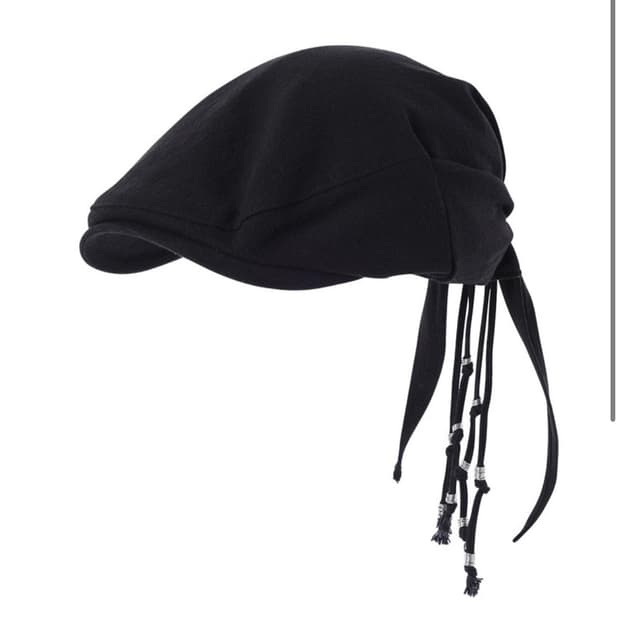 Cartel Tassel Knotted Hunting Cap BLACK