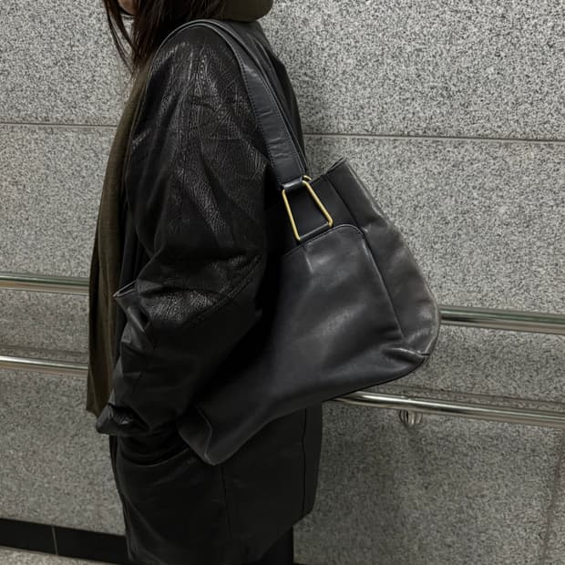 vtg cowhide tote bag