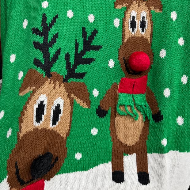 U.S.A. 크리스마스 어글리니트 M