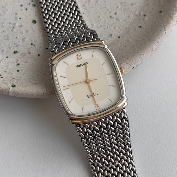 Seiko 세이코 dolce 돌체 드레스 워치 메탈 쿼츠