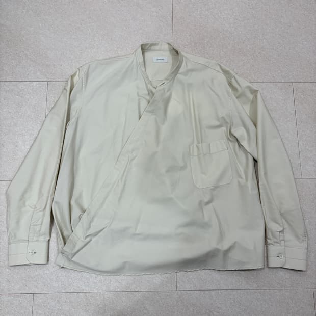 (새상품)lemaire 르메르 랩오버 셔츠  50