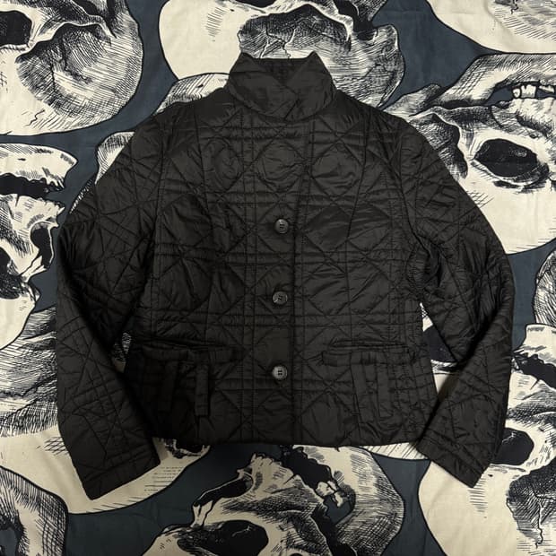 satin 샤틴 누빔점퍼 77사이즈