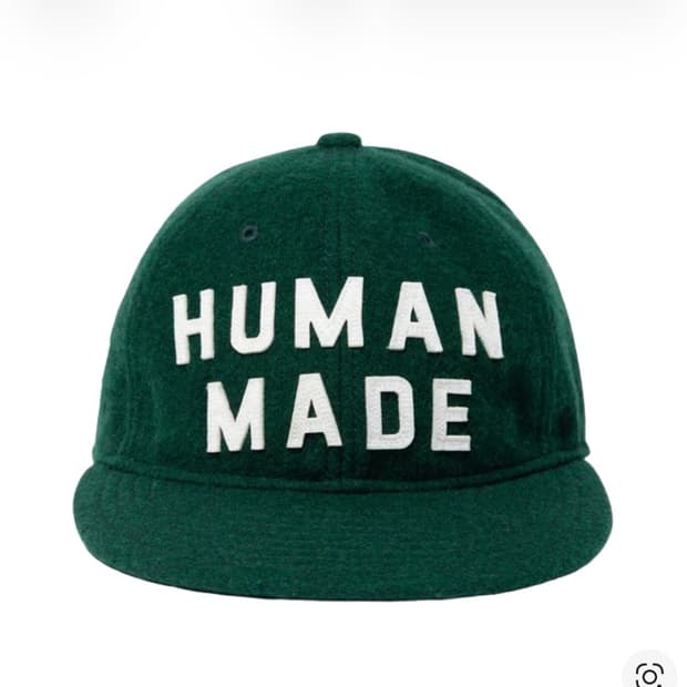 휴먼메이드 6-패널 울 캡 그린