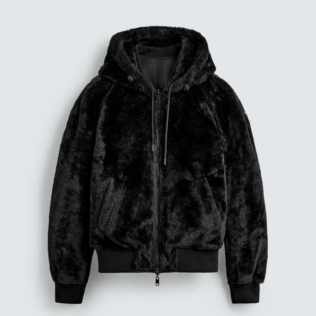 자라 퍼 리버스블 봄버 재킷