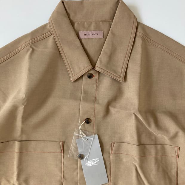 BEAMS LIGHTS  Shirt Beige