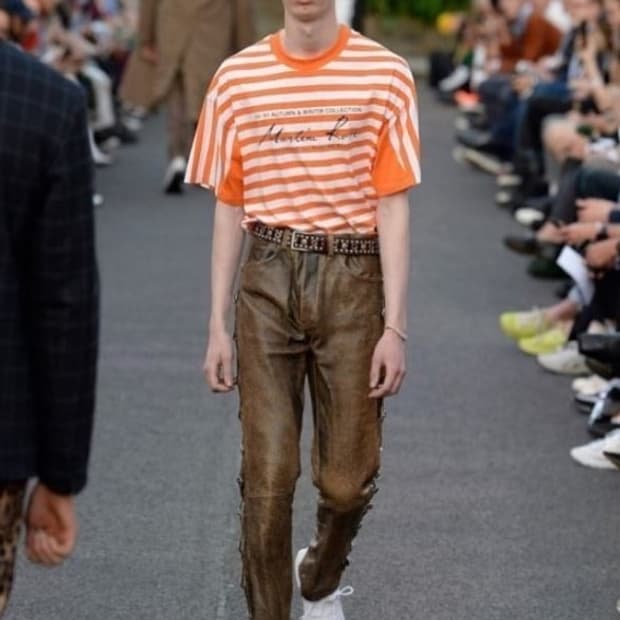 마틴로즈 스트라이프 티셔츠