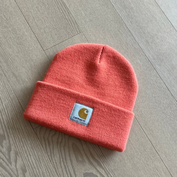 칼하트 비니 오렌지