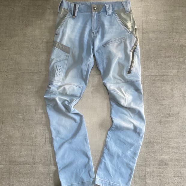 일본빈티지 Toraichi 올드스쿨스트릿 사이드라인 데님팬츠