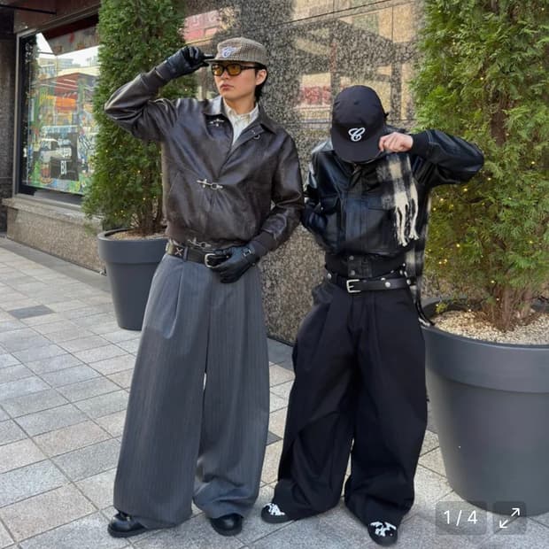 히든비하인드 슬랙스 m