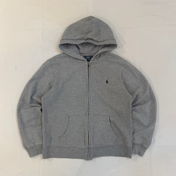 폴로 랄프로렌 포니 후드집업 그레이