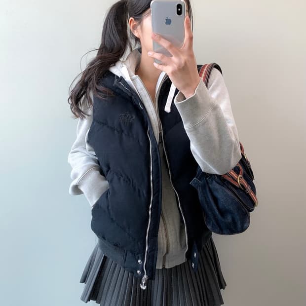 아디다스 패딩 조끼