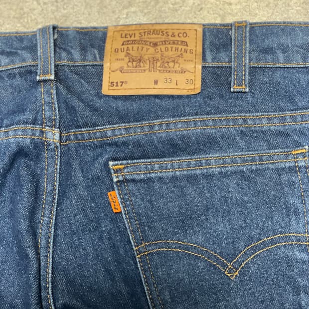 90s USA 리바이스 517 오렌지탭 33X30