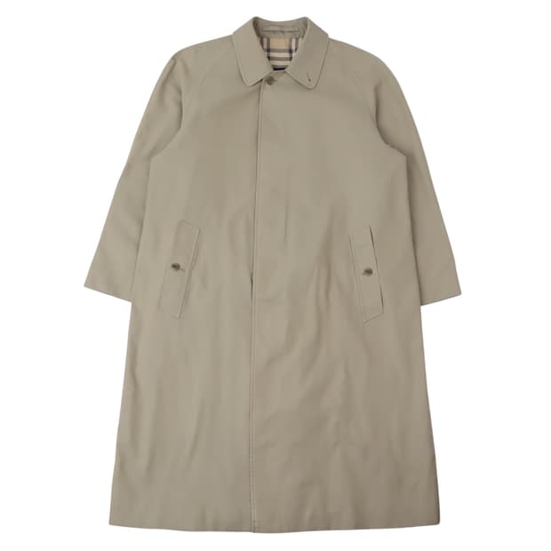 버버리 런던 카키 베이지 싱글 트렌치 코트