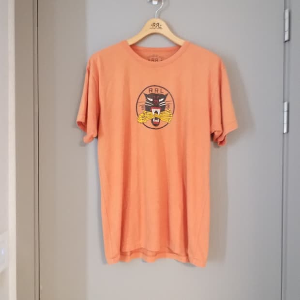 RRL 더블알엘 타이거 그래픽 반팔 티셔츠 L