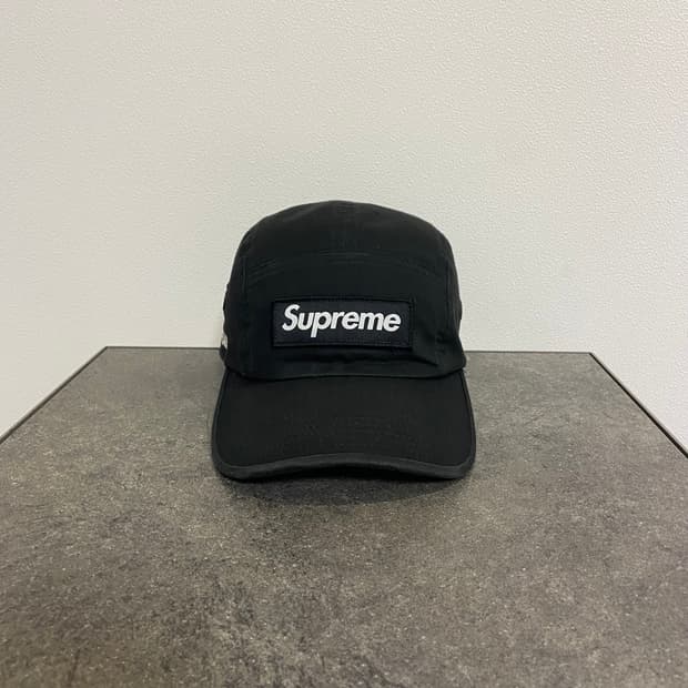 (OS) 슈프림 박스로고 캠프캡 모자 22SS 밀리터리 블랙