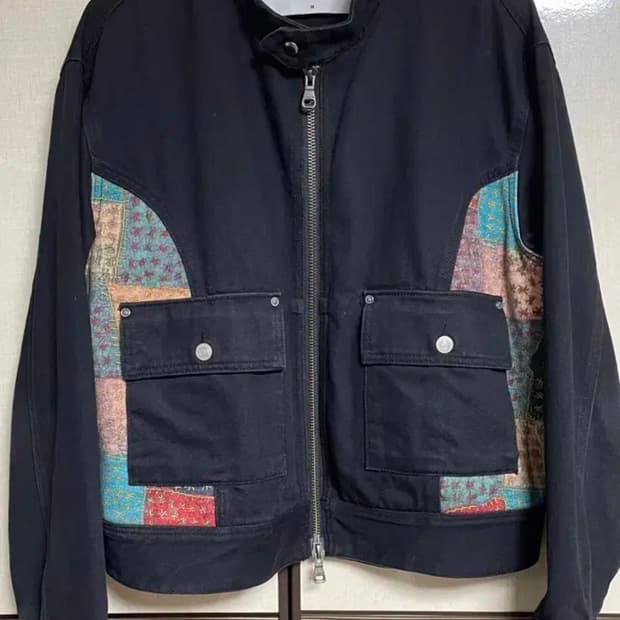 [M]앤더슨벨 바이커 데님 자켓