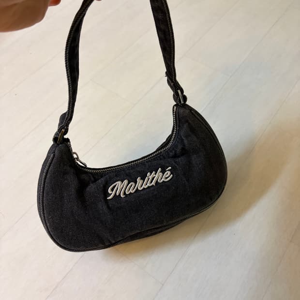 마리떼프랑소와저버 데님숄더백