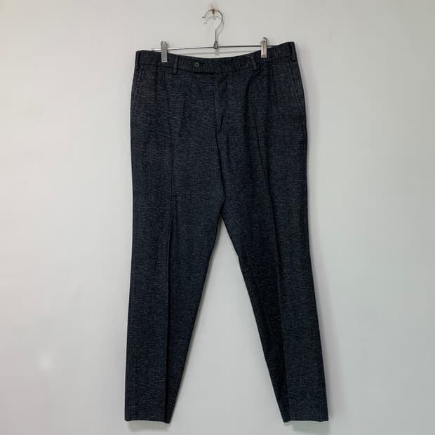 타임 옴므 빈티지 남성 바지 슬랙스 팬츠 네이비 34인치