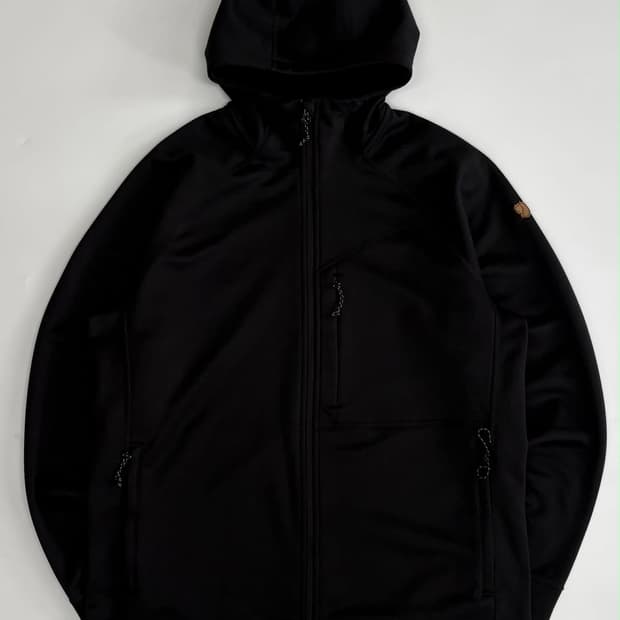 [L] 피엘라벤 아비스코 그리드 플리스 후드 집업