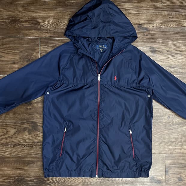 폴로 랄프로렌 폴리쉘 바람막이 자켓 네이비