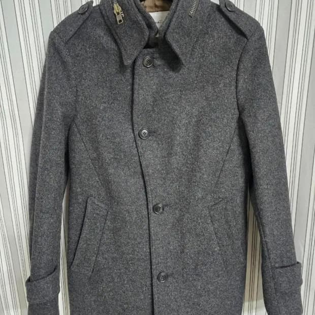 (100) 커스텀멜로우 남성 모혼방 하프코트