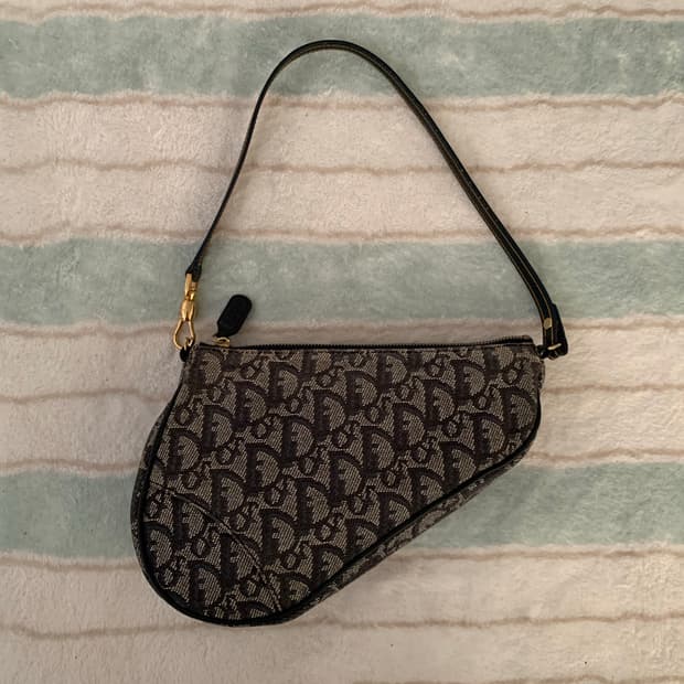 디올 새들 파우치백 새들백 정품