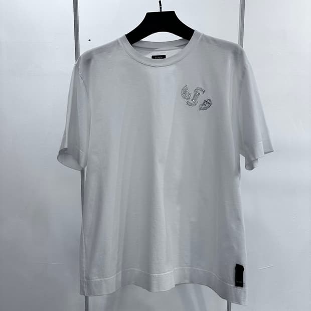 펜디 크리스탈 로고 반팔 / XL