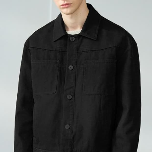 드로우핏 인버티드 워싱 코튼 자켓 M