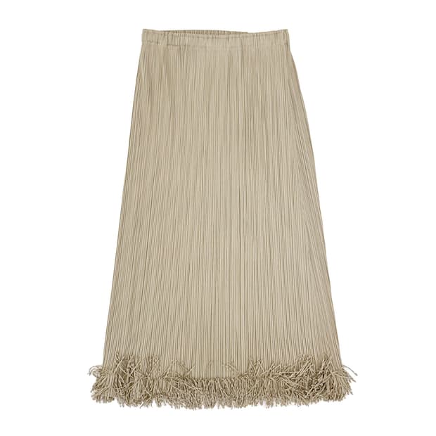 Pleats Please Fringe Skirt/ 3