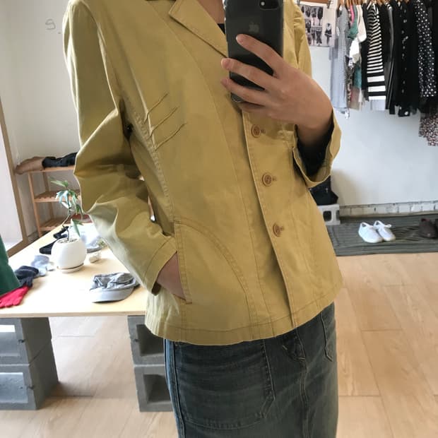vintage yellow jacket