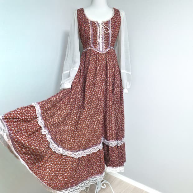 빈티지 Gunne Sax 드레스 원피스