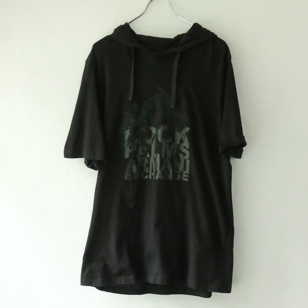 아르마니 익스체인지 반팔 후드티