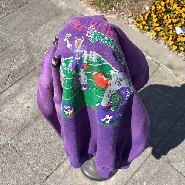 sun-fade vintage sweat