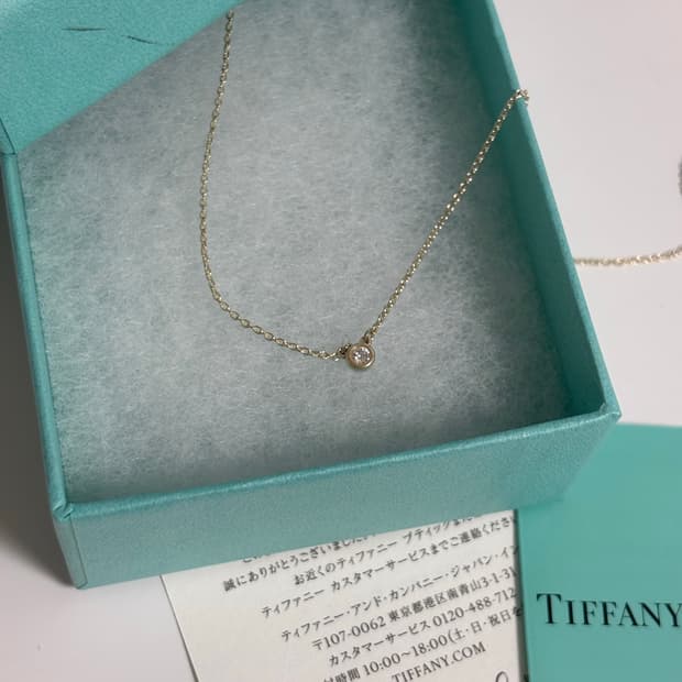 티파니앤코 엘사 퍼레티 실버 다이아 목걸이