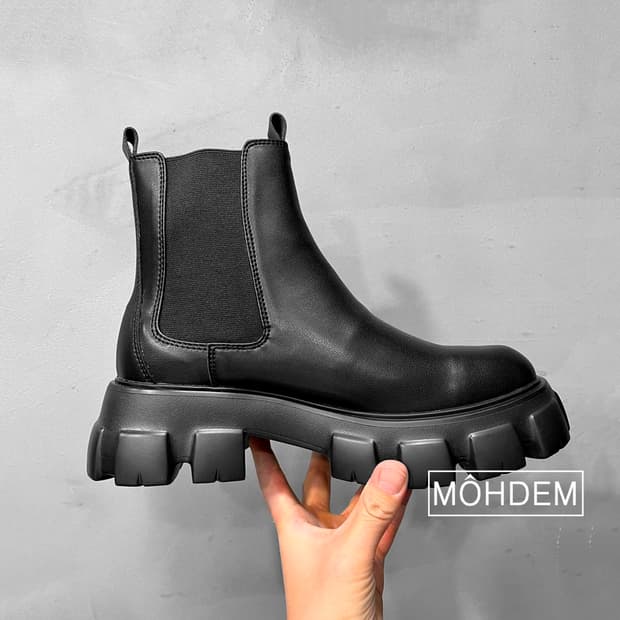 [premium] PR 밴딩 소가죽 첼시부츠