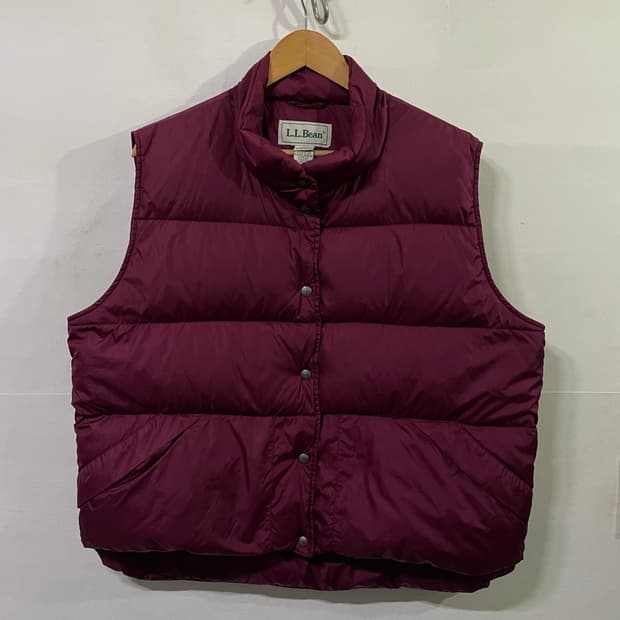 빈티지 LL Bean 엘엘빈 구스다운 푸퍼 베스트 105-110