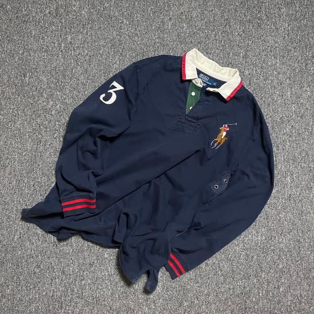 🌊Polo big pony rugby shirts