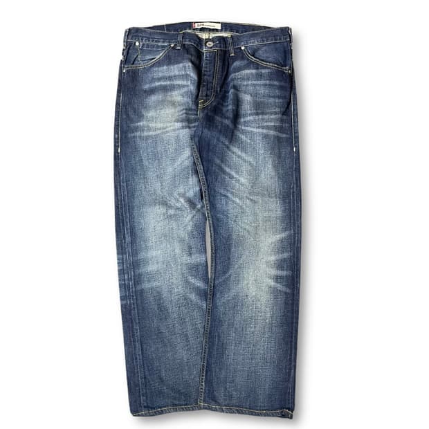 (38) 리바이스 506 스탠다드 딥블루 워싱 데님 팬츠