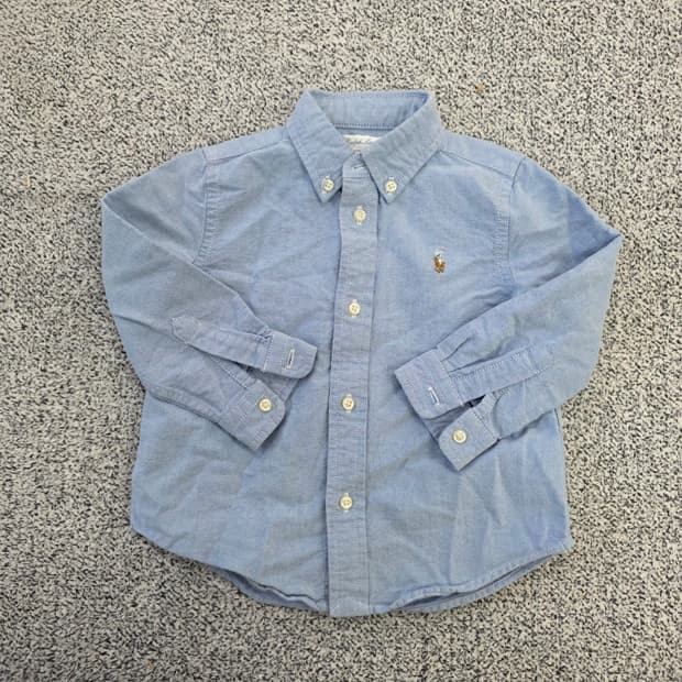 [24M] 폴로 랄프로렌 키즈 코튼 옥스퍼드 셔츠 남방 0119J