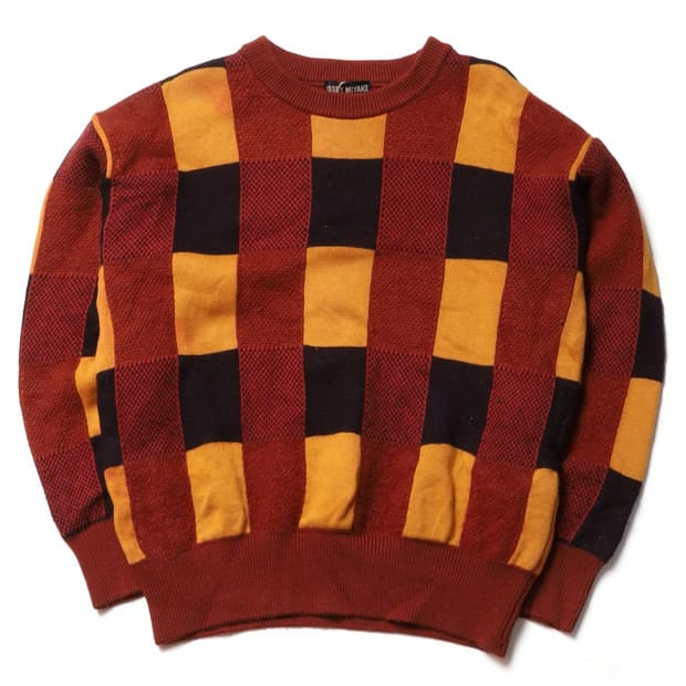 이세이 미야케 90’s Issey Miyake Checkered Knit