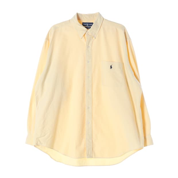 폴로 랄프 로렌 빅 셔츠 옐로우 XL
