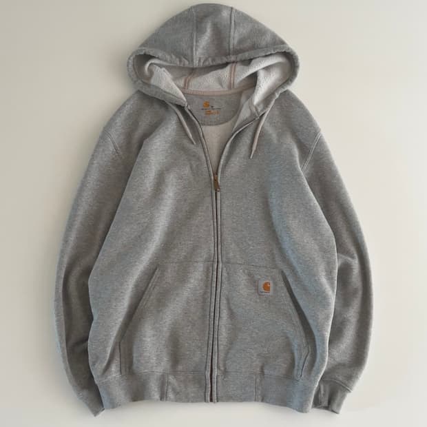 칼하트 그레이 후드집업 M