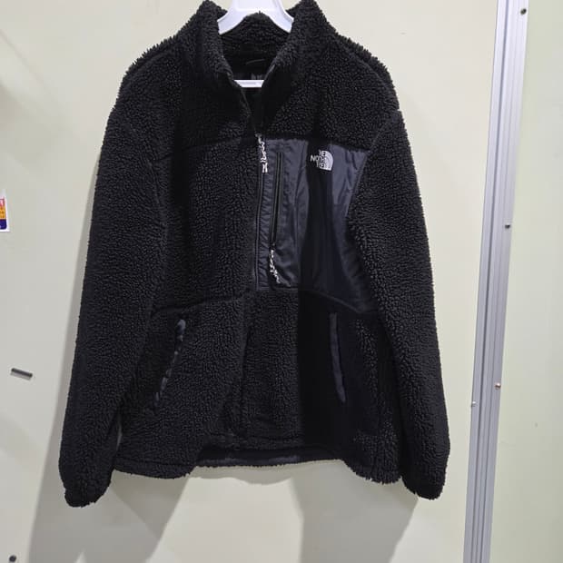 노스페이스 블랙 뽀글이 플리스