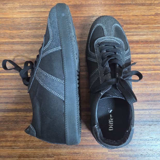 디퍼슈 투톤 데님슈즈 스니커즈 260