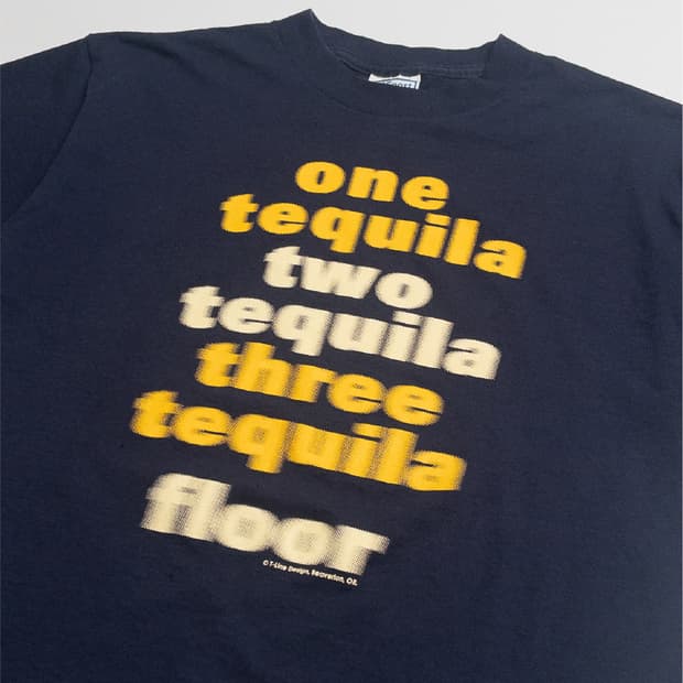 90's 미제 데낄라 밈 패러디 티셔츠