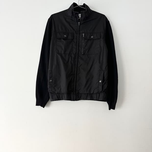 CALVIN KLEIN knit block casual jacket 